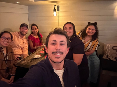 Friday drinks with some of the Wenzel group members