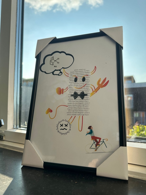 My lovely farewell gift from the Wenzel group
